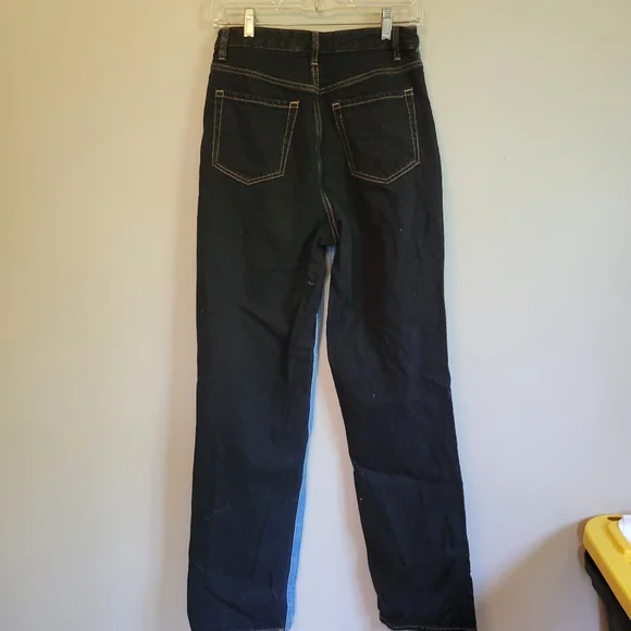 Pac Sun dual colored 90s boyfriend jeans - Picture 3 of 6